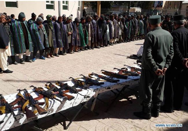 130 Militants Give up  Fighting in Faryab